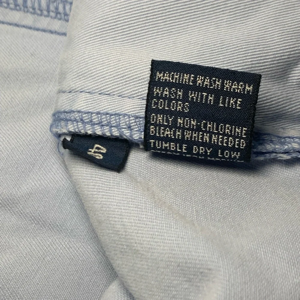 Vintage 90s Ralph Lauren Faded Cargo Shorts Blue EUC‎